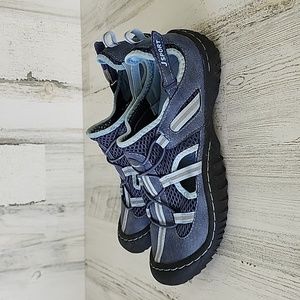 Jsport JAMBU Bleeker blue gray water ready outdoor hiking trail shoes Size 7 M